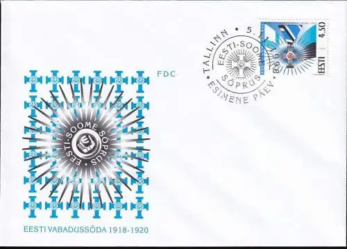 ESTLAND 1998 Mi-Nr. 335 FDC