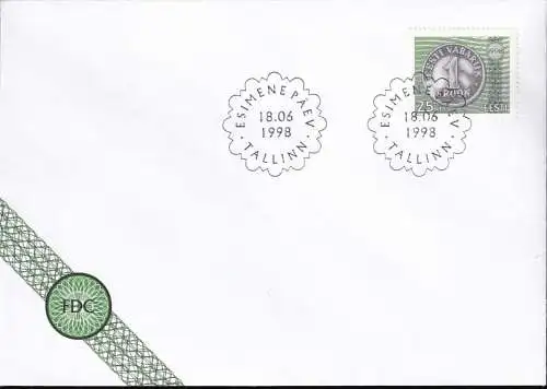 ESTLAND 1998 Mi-Nr. 328 FDC