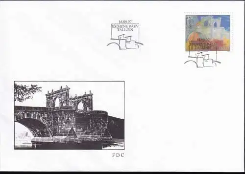 ESTLAND 1997 Mi-Nr. 310 FDC