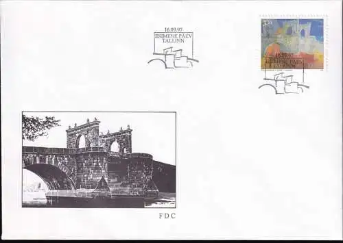 ESTLAND 1997 Mi-Nr. 310 FDC