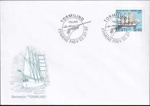 ESTLAND 1997 Mi-Nr. 309 FDC