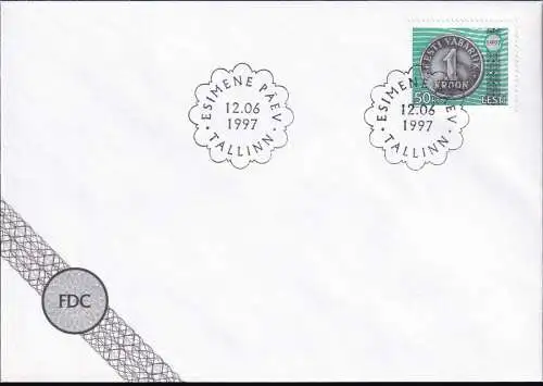 ESTLAND 1997 Mi-Nr. 308 FDC