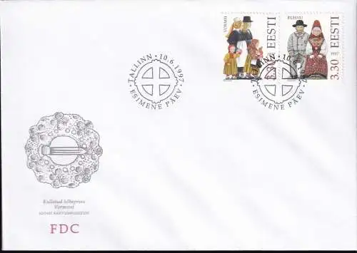 ESTLAND 1997 Mi-Nr. 306/07 FDC