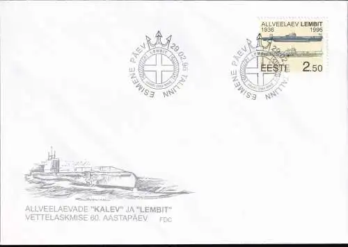 ESTLAND 1996 Mi-Nr. 273 FDC