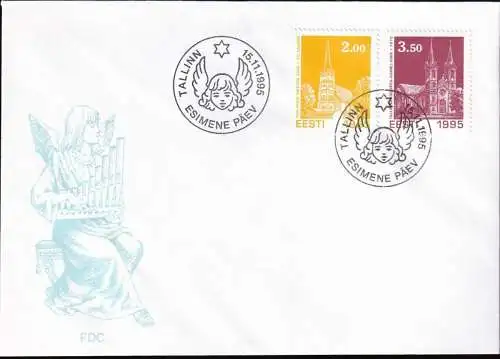 ESTLAND 1995 Mi-Nr. 270/71 FDC