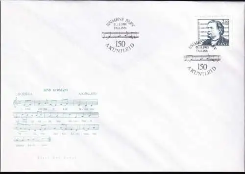 ESTLAND 1995 Mi-Nr. 269 FDC