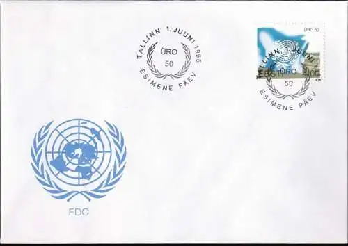 ESTLAND 1995 Mi-Nr. 255 FDC