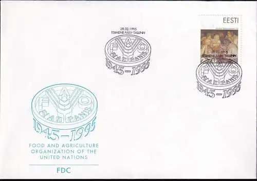 ESTLAND 1995 Mi-Nr. 247 FDC