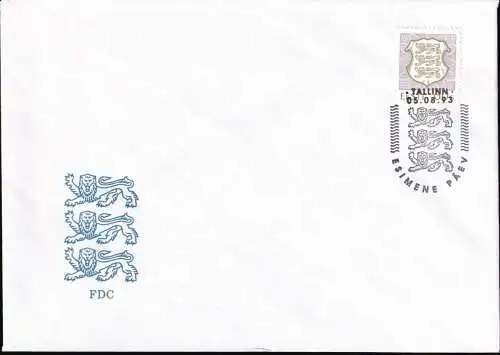 ESTLAND 1993 Mi-Nr. 211 FDC