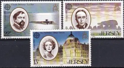 JERSEY 1985 Mi-Nr. 347/49 ** MNH