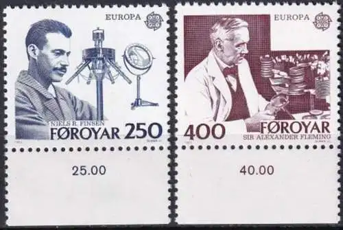 FÄRÖER 1983 Mi-Nr. 84/85 ** MNH