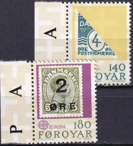 FÄRÖER 1979 Mi-Nr. 43/44 ** MNH