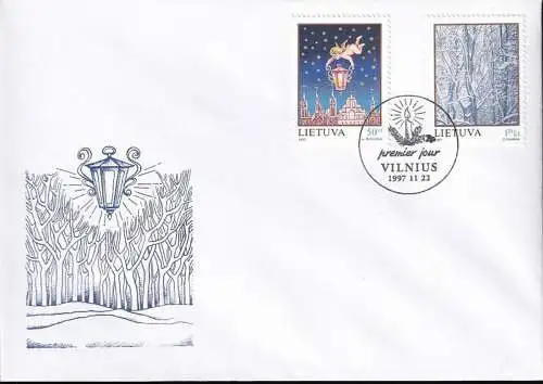 LITAUEN 1997 Mi-Nr. 655/56 FDC