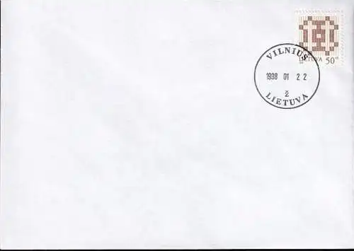 LITAUEN 1997 Mi-Nr. 648II FDC