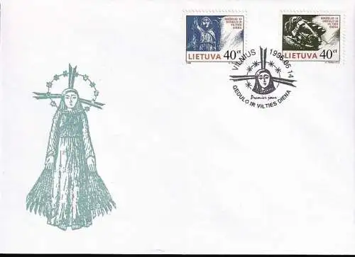 LITAUEN 1996 Mi-Nr. 613/14 FDC