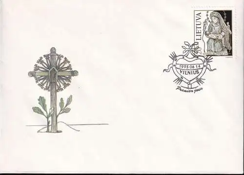 LITAUEN 1995 Mi-Nr. 587 FDC