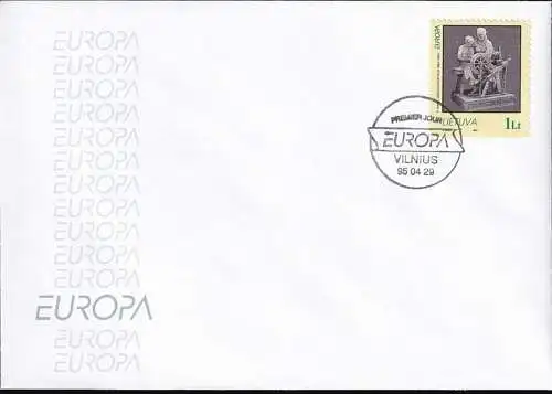 LITAUEN 1995 Mi-Nr. 580 FDC