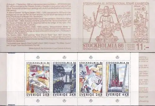 SCHWEDEN 1985 Mi-Nr. MH 107 Markenheft/booklet ** MNH