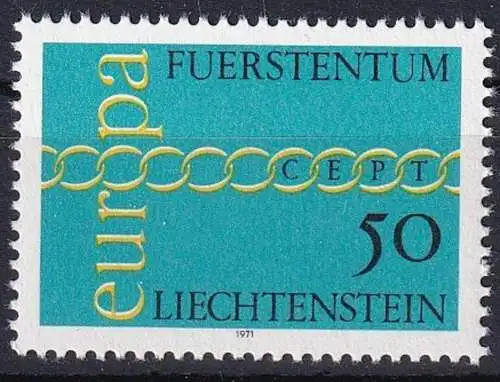 LIECHTENSTEIN 1971 Mi-Nr. 545 ** MNH