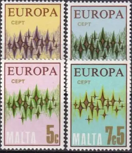 MALTA 1972 Mi-Nr. 450/53 ** MNH