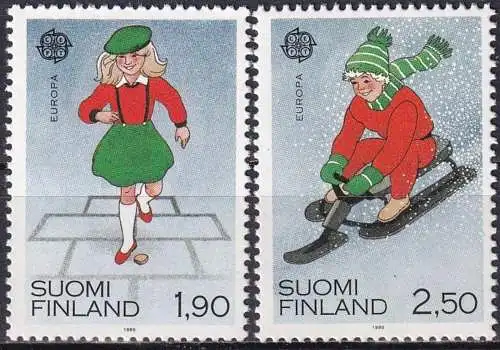 FINNLAND 1989 Mi-Nr. 1082/83 ** MNH