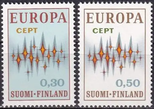 FINNLAND 1972 Mi-Nr. 700/01 ** MNH