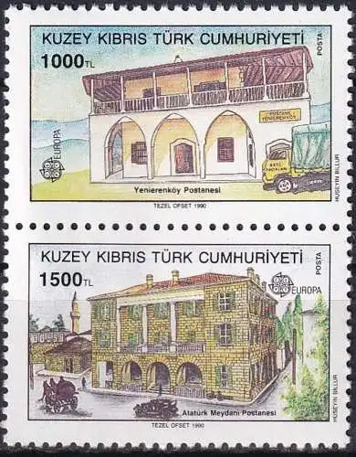 TÜRK. ZYPERN 1990 Mi-Nr. 273/74 ** MNH