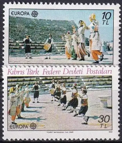 TÜRK. ZYPERN 1981 Mi-Nr. 98/99 ** MNH