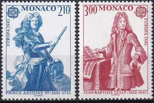 MONACO 1985 Mi-Nr. 1681/82 ** MNH