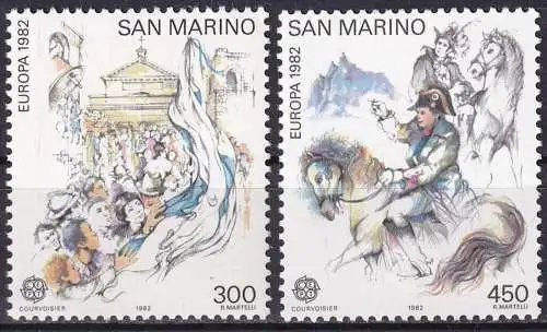 SAN MARINO 1982 Mi-Nr. 1249/50 ** MNH