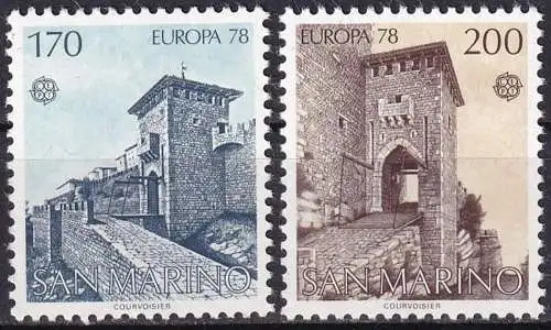 SAN MARINO 1978 Mi-Nr. 1156/57 ** MNH