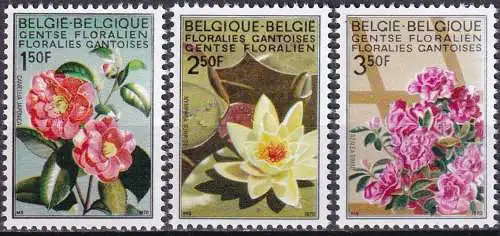 BELGIEN 1970 Mi-Nr. 1580/82 ** MNH