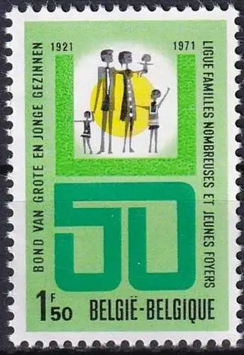 BELGIEN 1971 Mi-Nr. 1650 ** MNH