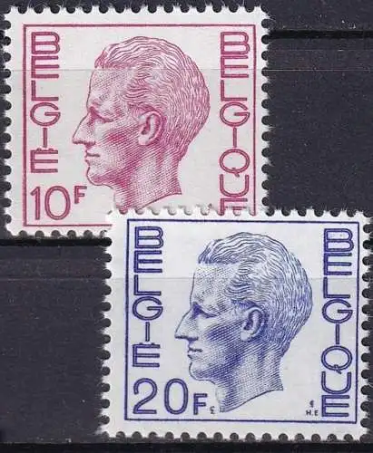 BELGIEN 1971 Mi-Nr. 1669/70 ** MNH