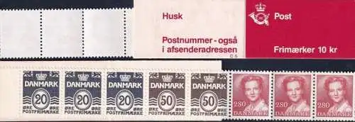 DÄNEMARK 1985 Mi-Nr. MH 34 Markenheft/booklet ** MNH