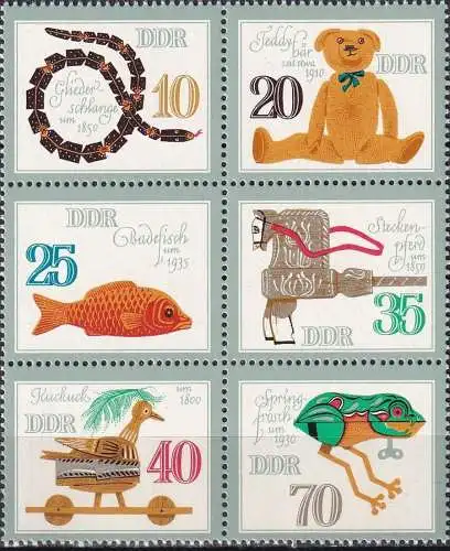 DDR 1981 Mi-Nr. 2661/66 ** MNH