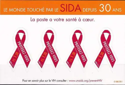 UNO GENF 2011 Mi-Nr. 771 Folienblatt ** MNH