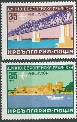 BULGARIEN 1978 Mi-Nr. 2652/53 ** MNH