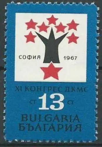 BULGARIEN 1967 Mi-Nr. 1736 ** MNH