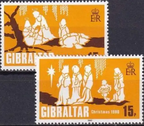 GIBRALTAR 1980 Mi-Nr. 413/14 ** MNH