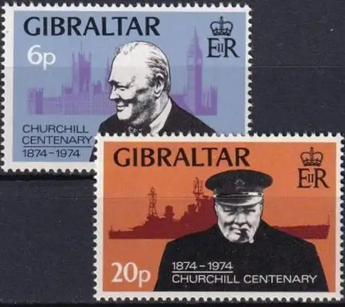 GIBRALTAR 1974 Mi-Nr. 319/20 ** MNH