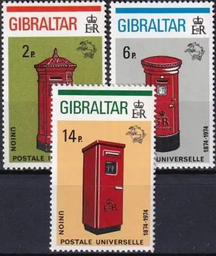 GIBRALTAR 1974 Mi-Nr. 310/12 ** MNH