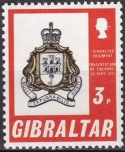 GIBRALTAR 1971 Mi-Nr. 283 ** MNH