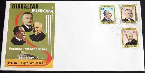 GIBRALTAR 1980 Mi-Nr. 405/07 CEPT FDC