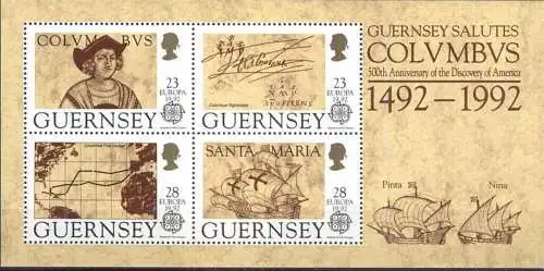 GUERNSEY 1992 Mi-Nr. Block 8 ** MNH