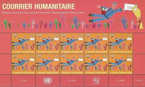 UNO GENF 2007 Mi-Nr. 583 Kleinbogen ** MNH