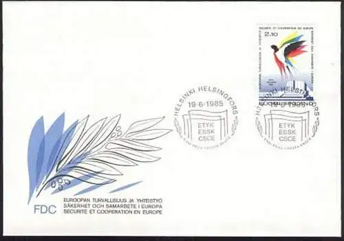 FINNLAND 1985 Mi-Nr. 970 FDC