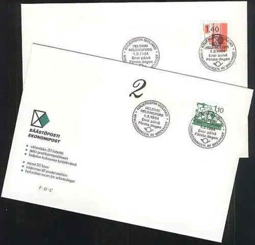 FINNLAND 1984 Mi-Nr. 940/41 FDC