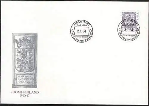 FINNLAND 1984 Mi-Nr. 938 FDC