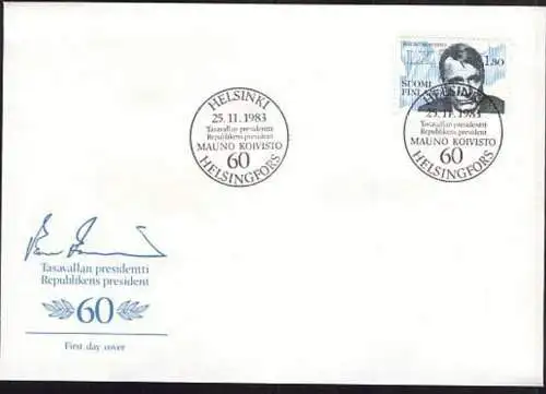 FINNLAND 1983 Mi-Nr. 937 FDC